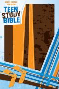 KJV Teen Study Bible-Burnt Orange/Fudge DuoTone - Zondervan